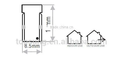 waterproof IP65 12v/24v led neon light with indoor and outdoor use