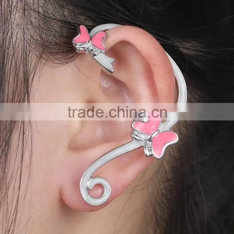 glow in the night butterfly clasp fancy cheap chinese earring