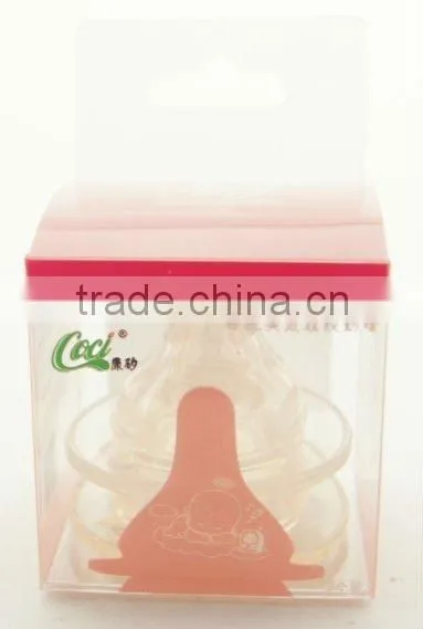 BPA free molding silicone wholesale baby nipple