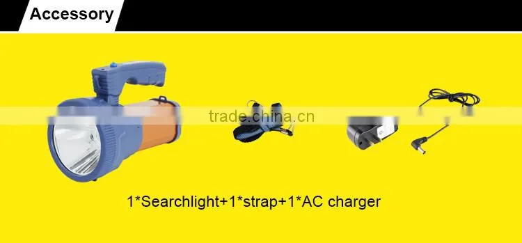 High quality new hot sale outdoor searchlight led with USB charger port