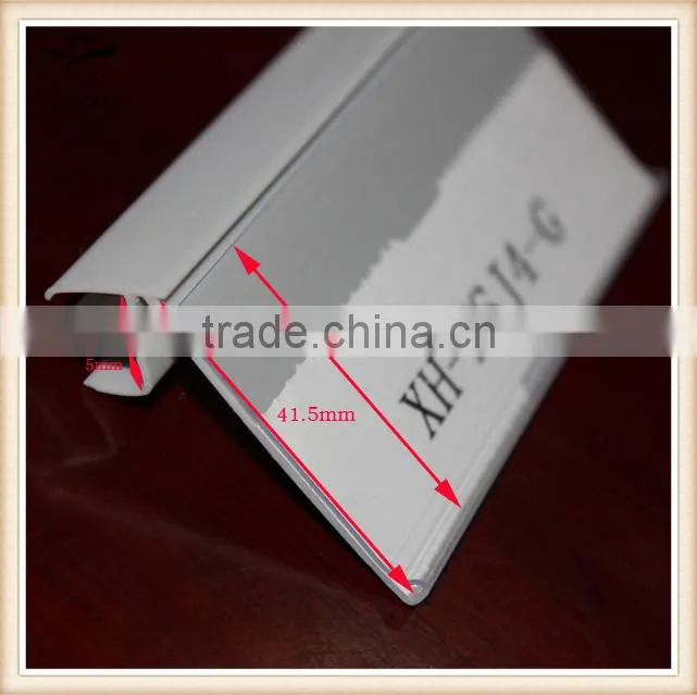 Custom Plastic Data Strip Holder for Retailing Supermarket