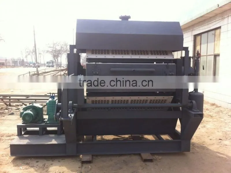 recycling machine making egg carton
