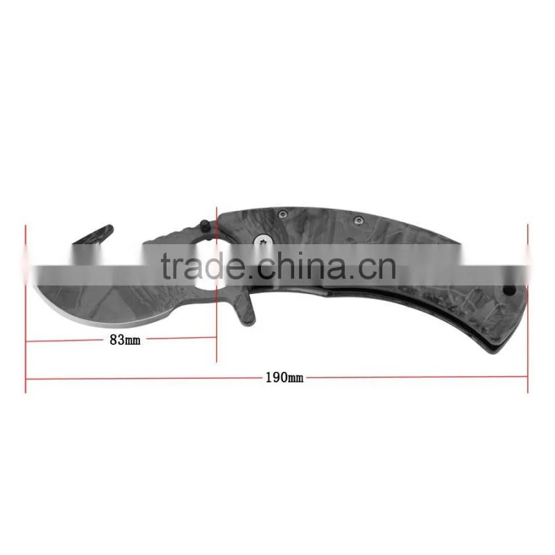Outdoor Camping Hunting Knife Folding Knife Defense Bear Claw Knives