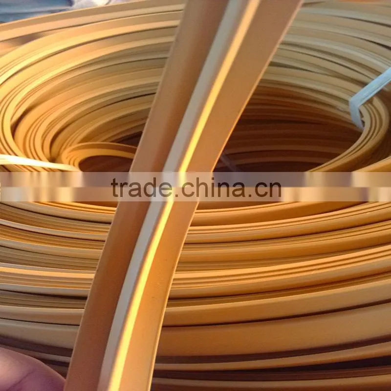Profiled pvc edge banding for furniture accessory