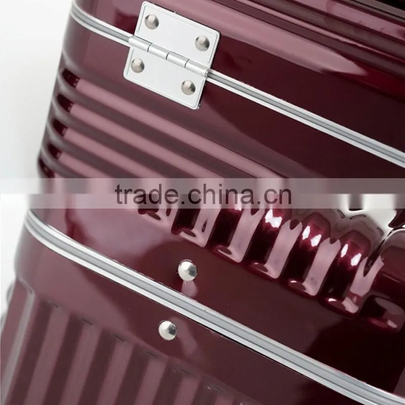 Custom Made Carry On PC Aluminum Frame Handle Aluminum Make Up Kit Bag Case Box