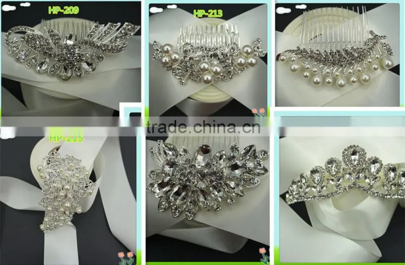 Wholesale bling big rhinestone wedding crown ,rhinestone bridal crowns