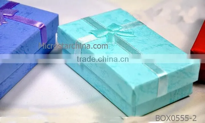 2016 Hot selling black cover fancy packing jewelry box