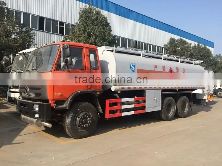 Hot sale top quality 6x4 dongfeng 20cbm fuel tank truck