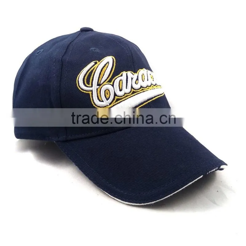 Wholesale blue baseball hats,custom 3D Embrossed logo baseball caps