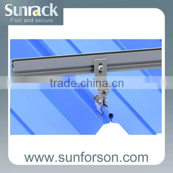 solar panel rack mount pitched roof pv racking system
