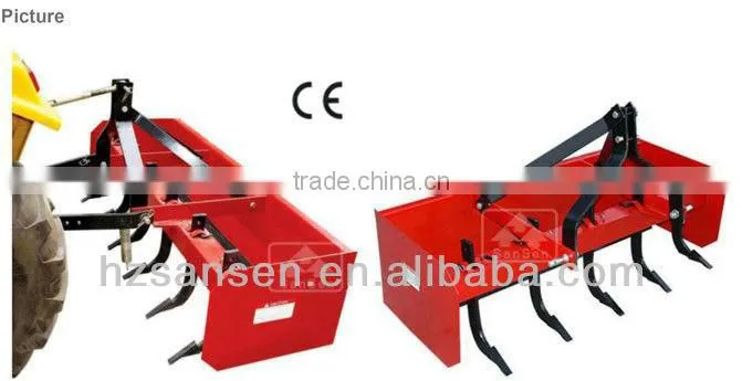 Tractor 3point Box Grader Blade; box scraper blade for compact tractors