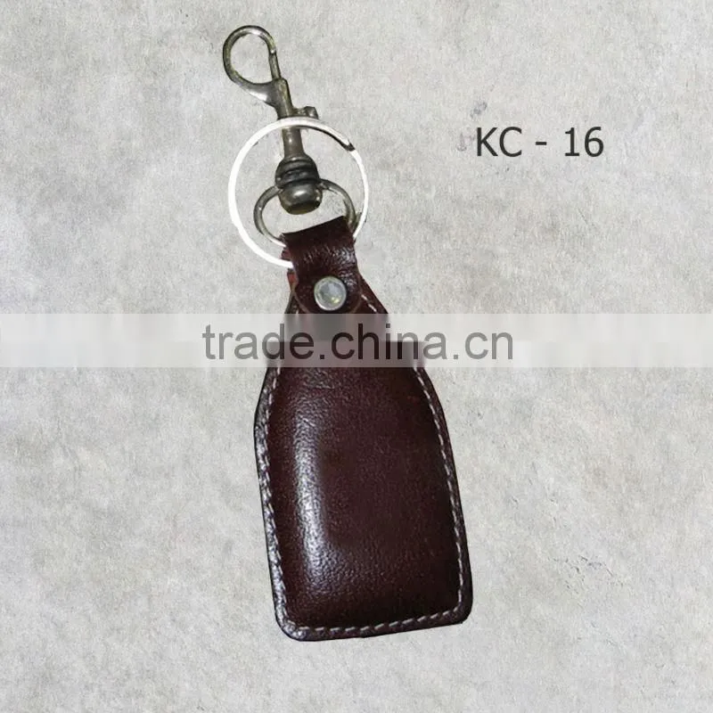 Leather keyring