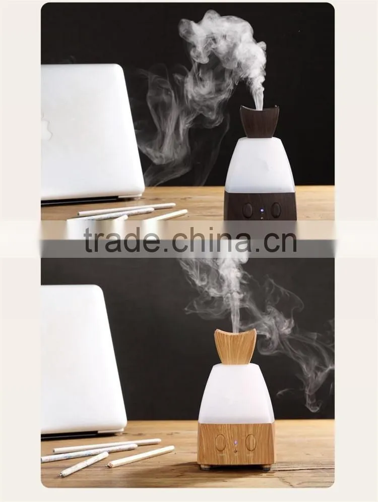 Wood grain ultrasonic humidifier atomizer aroma diffuser room air mist purifier