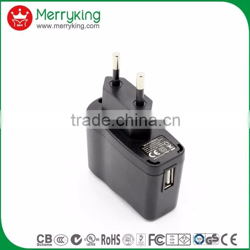TUV CE GS WALL PLUG cellphone charger 5v 2a for germany