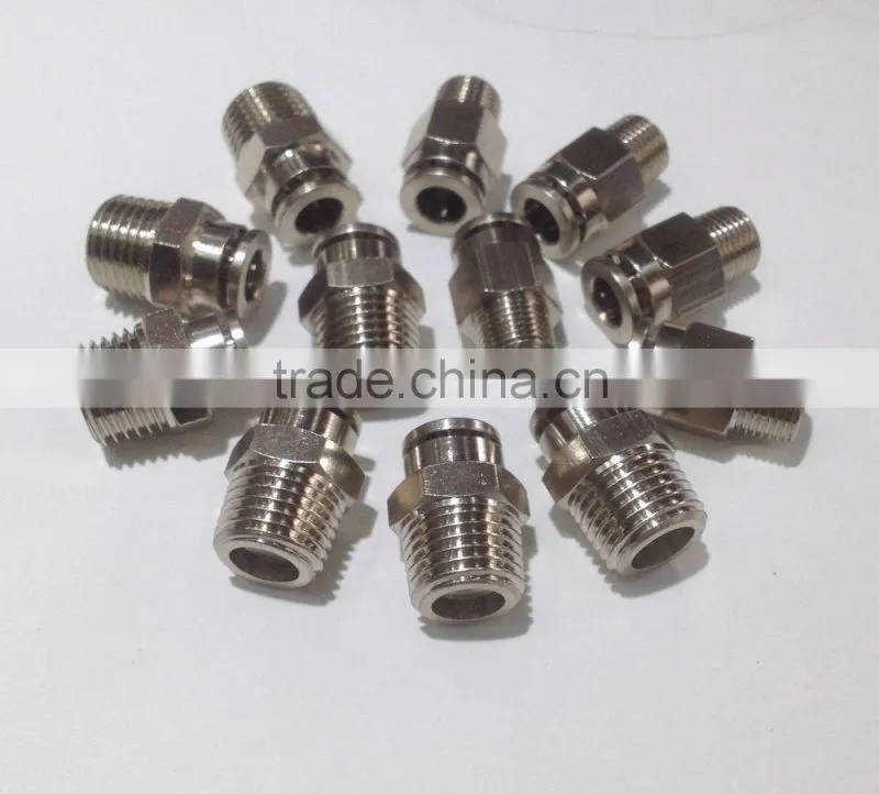 Male Straight MPC Metal Pneumatic Fittings