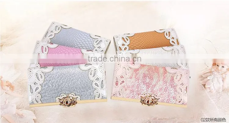 Top design wedding gift woman wallet customized for bride . korean design crown wallet, wallet for blackberry, custom magic des