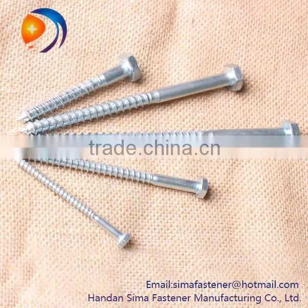 Hex Head Zinc Plated Lag Bolts M39