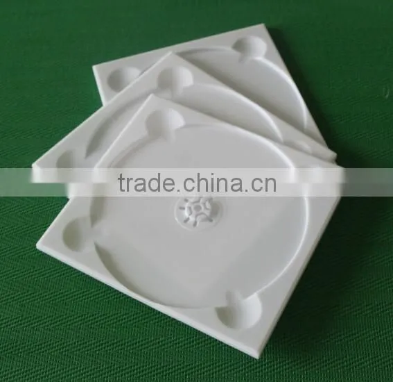 CD tray manufacturer milk white cd case single sided cd box 5mm cd tray
