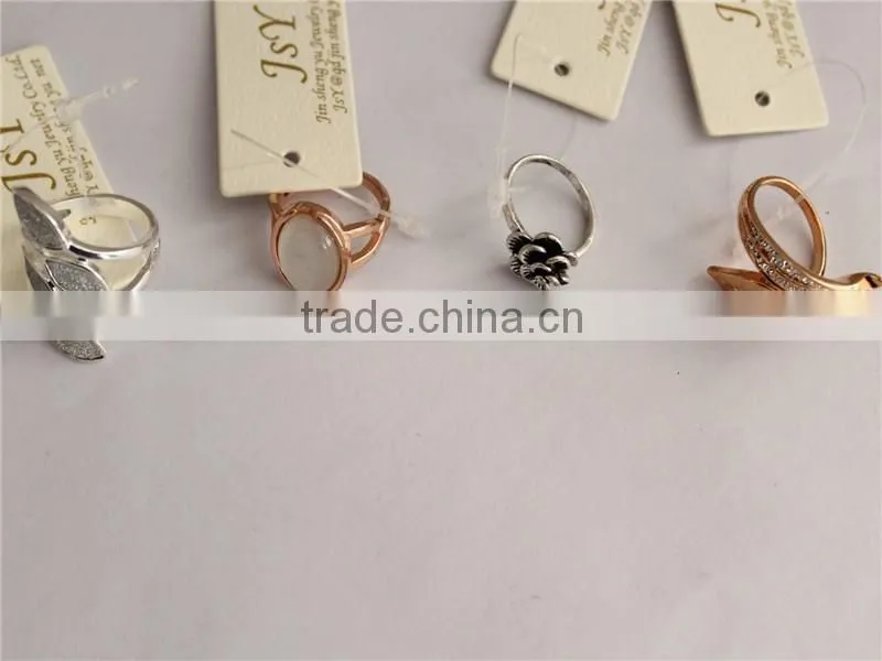JSY jewerly rings sets 18k yellow gold rings cat eye gemstone ring