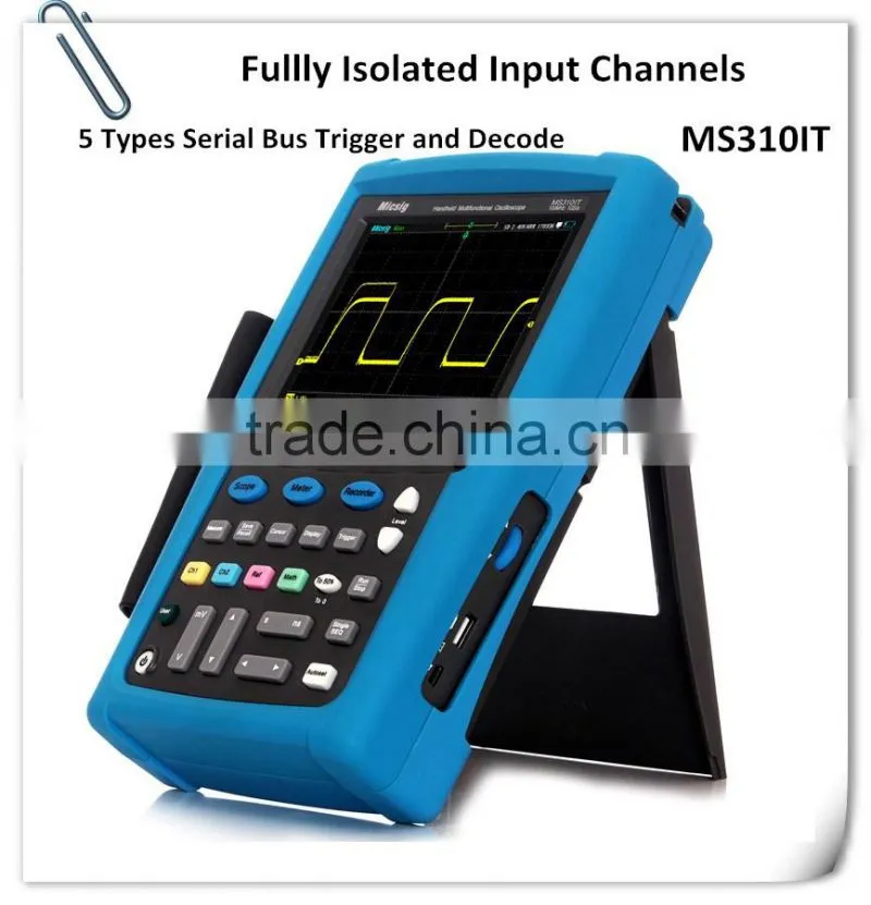 Micsig MS310IT 100MHz isolated digital storage oscilloscope,2 Channels with DMM