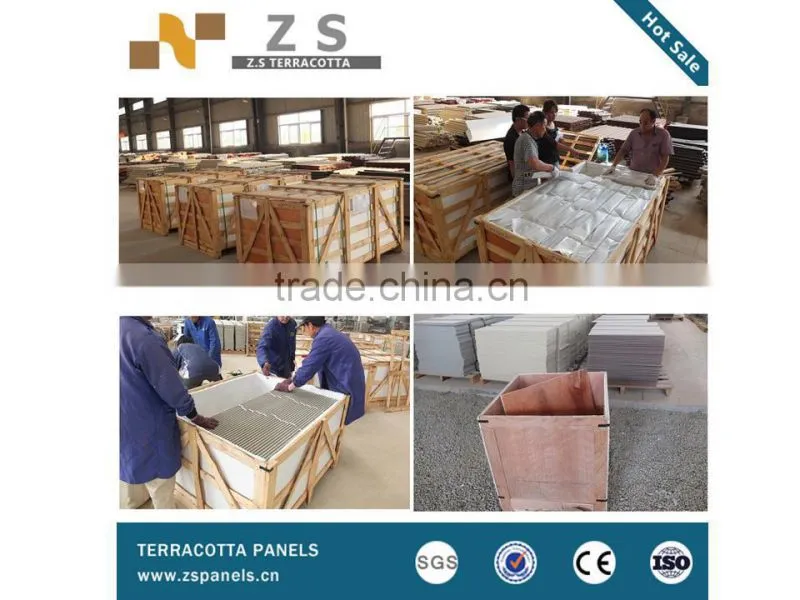 construction terracotta louver, Interior and exterior wall terracotta louver with different size available