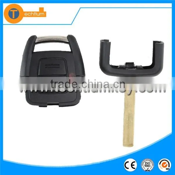 car key blank for Opel 2 button remote key case shell replacement with LED light on case HU100 HU43 Left right blade available