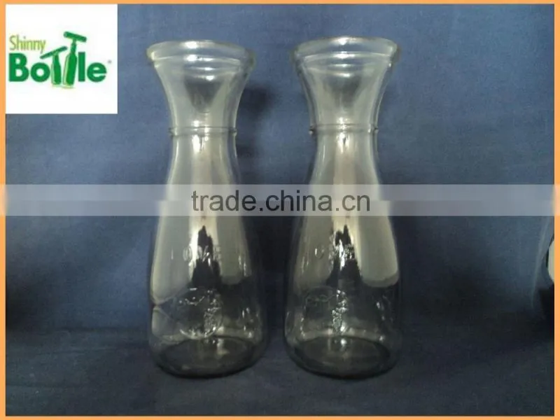 kitchen use water container, glass water storage bottle for refrigerator use
