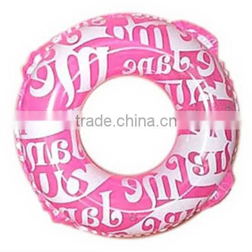 Inflatable pvc swim ring for adult