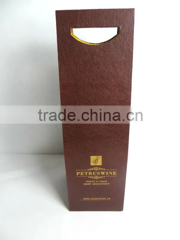 custom design cardboard box luxury paper wine box wholesale in China