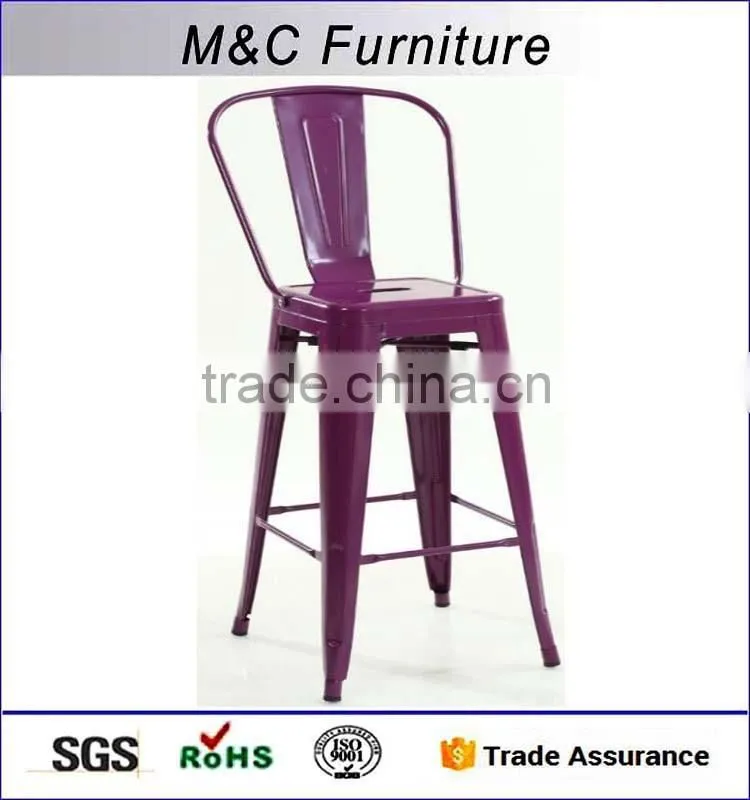 Inexpensive household use modern stainless steel dining chair