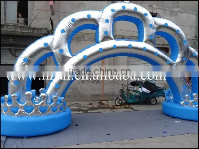 Wedding Decoration Archway Crown Inflatable Arch