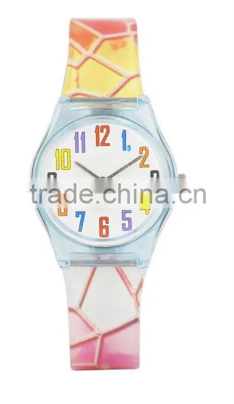 Cheap plastic custom promotional watches