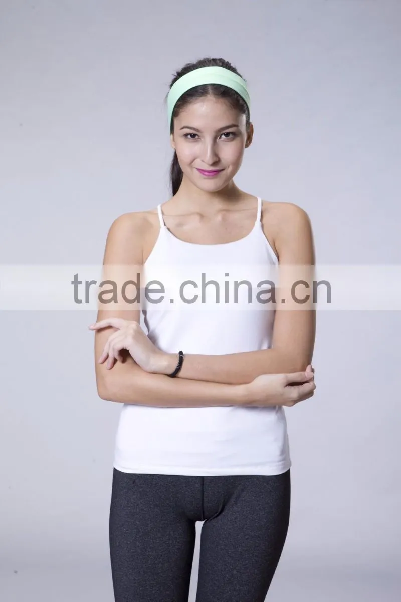 Simple Style Breathable Quick Dry Women Workout Tank Sports Cami