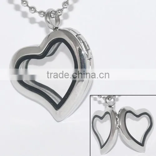 floating locket pendant