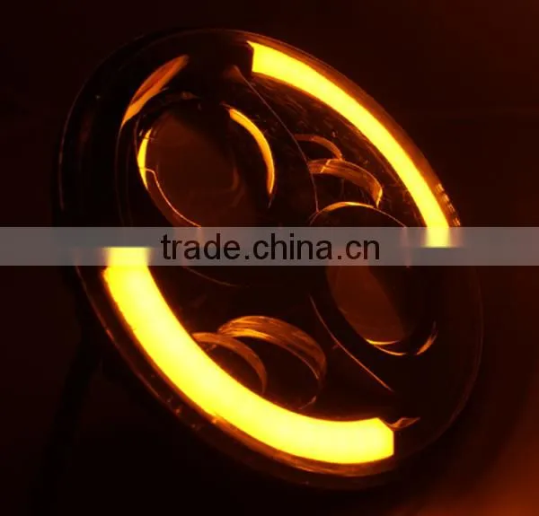 Factory outlet super brightness 7 inch led headlamp with DRL