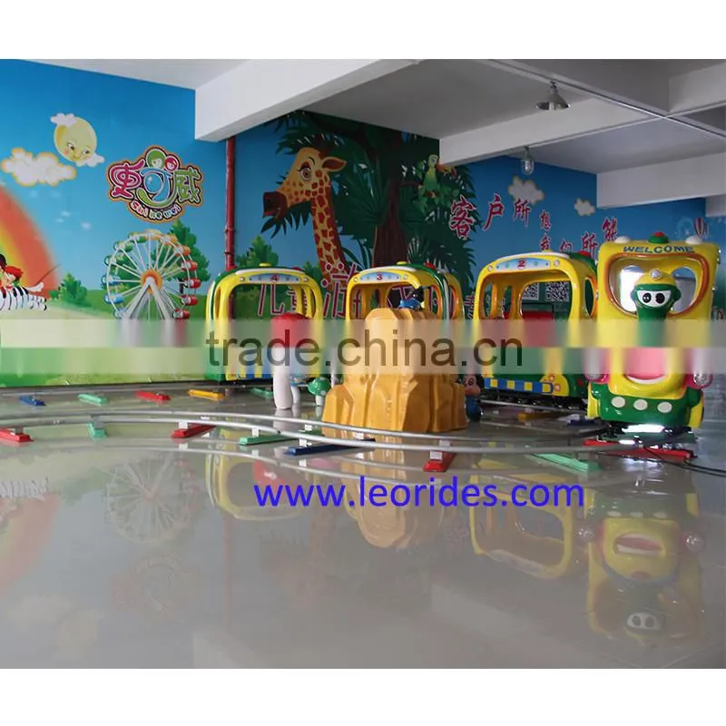 Kids electric rides train with tracks, caival rides for sale