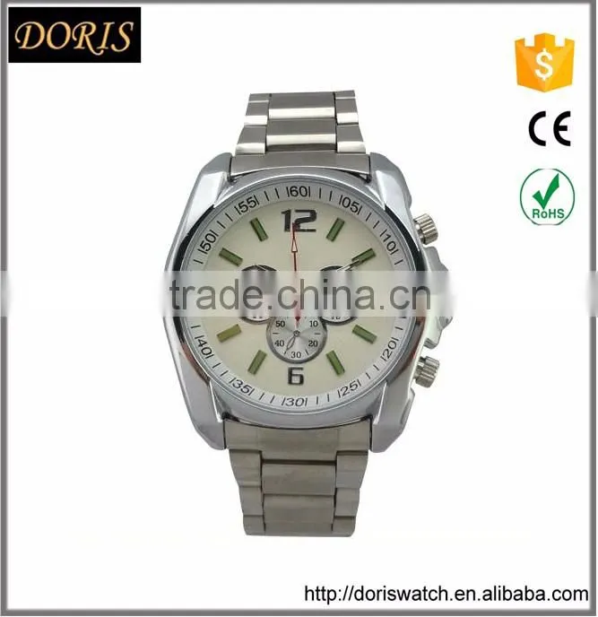Luxury clock wrist watch with japan movement men quartz watch