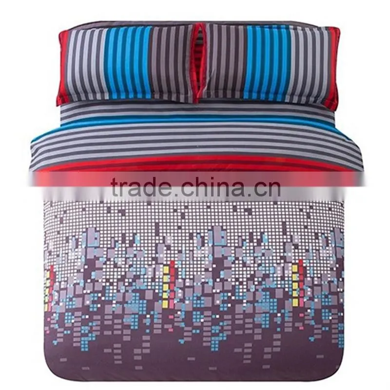 Hot selling 100% cotton fabric for baby bedding set grid bed sheets single wide width fabrics fluorescent bed quilt covers