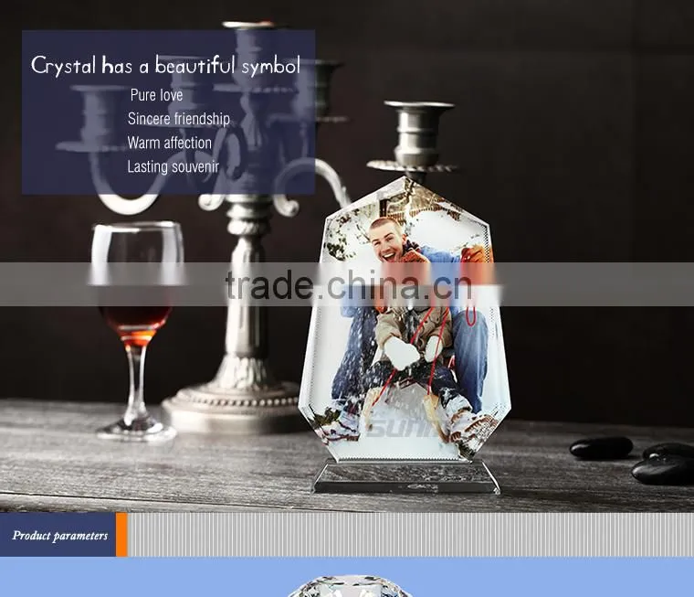 Blank Sublimation crystal as a wedding gift (BXP01))