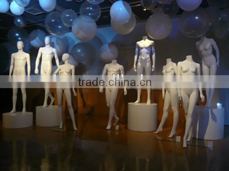 Fiberglass display mannequin for stocking for window display