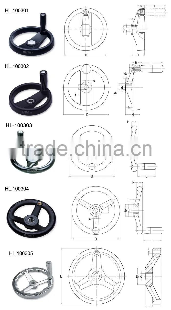 wholesale high quality double spokes handwheel