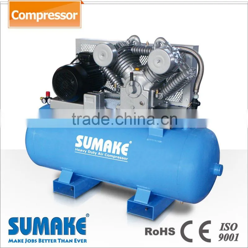 10HP Two stages Tri. phase 270L tank pump compressors