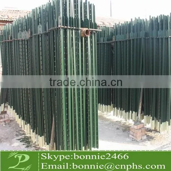 Barbed Wire Posts with Green painted (factory & trader)