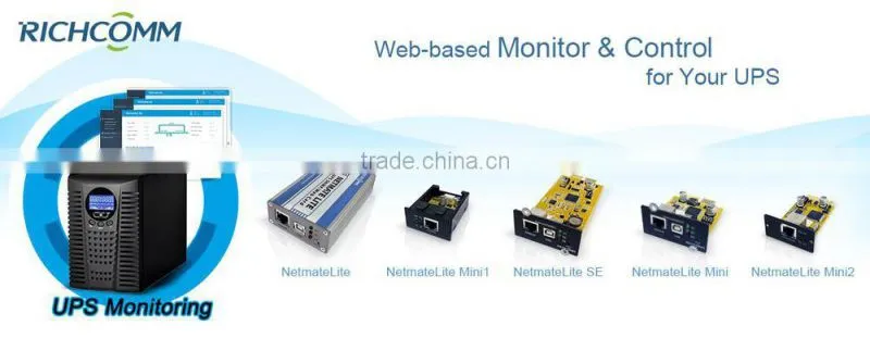 remote monitoring and control SNMP card for UPS
