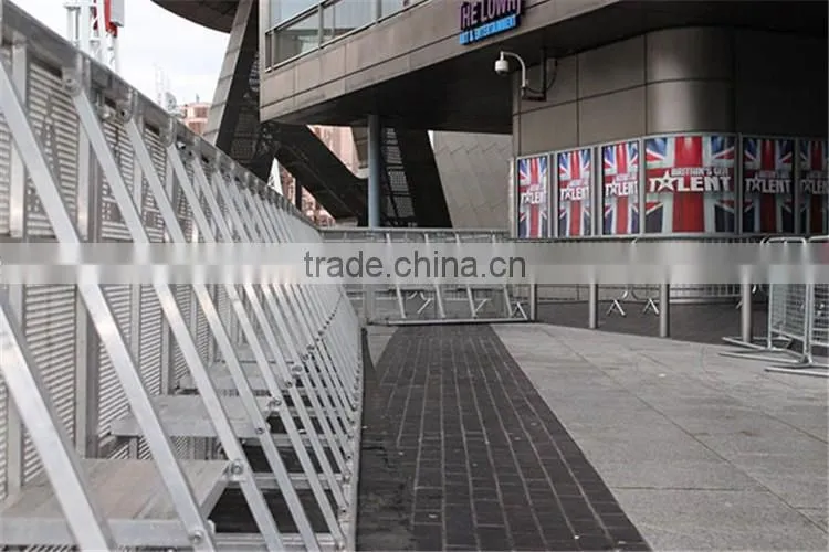 High quality aluminum foldable streight parking crowd control barrier