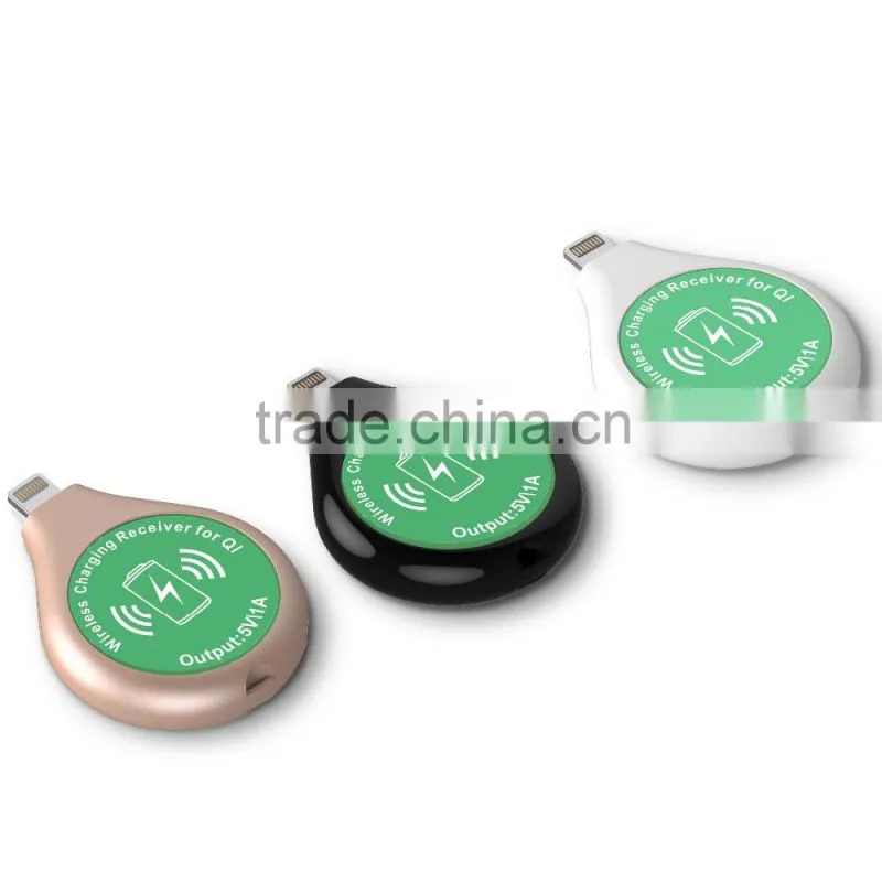 wholesale hot sale qi wireless charger receiver for galaxy s5 mini size