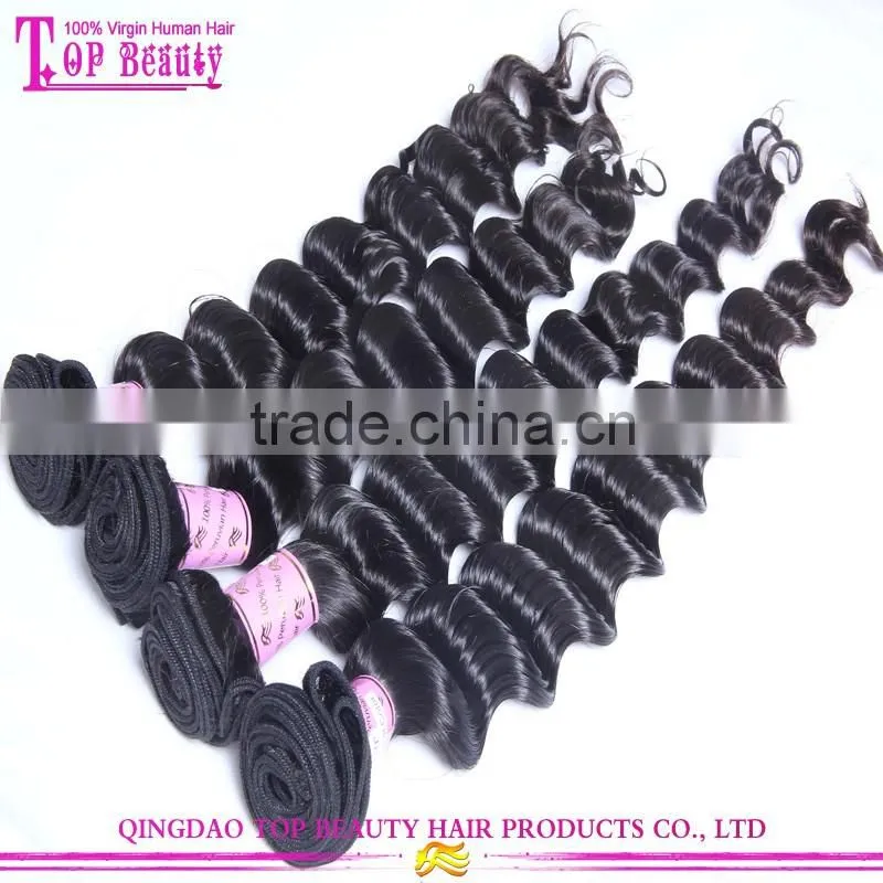 2016 Fashion Style Factory Price 10a brazilian virgin hair deep wave