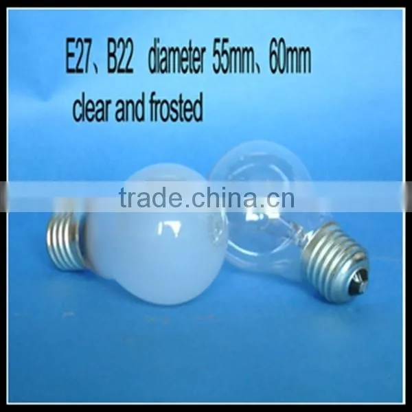 E27 B22 40W 60W 75W 100W incandescent standard frosted bulb