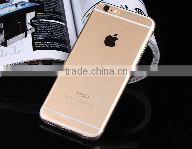 Hot Sell Transparent Soft TPU Case Silicone Cover for iPhone 6 6s for iphone 7 and iPhone 7 Plus Ultra Thin Mobile Phone Case