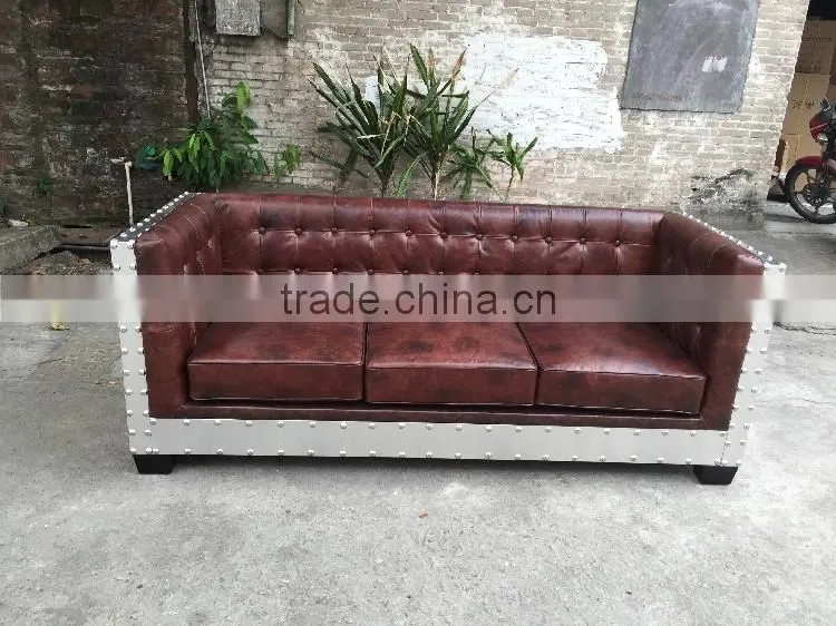 Aluminium Sheet 3 seater sofa